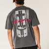 Boxy Heavyweight Dodge Hellcat SRT Graphic Tee,Boxy Heavyweight Dodge Hellcat SRT Graphic Tee