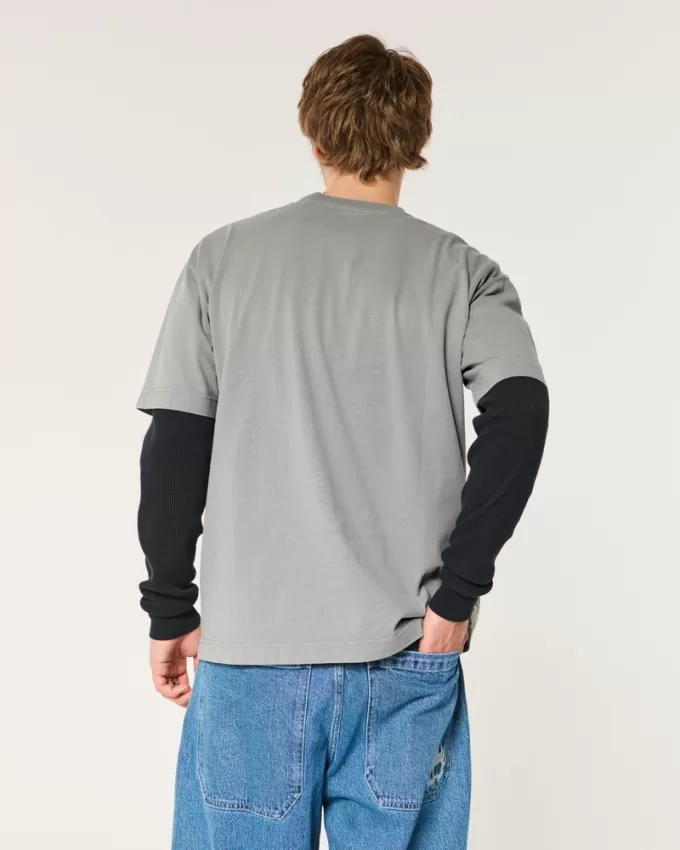 Boxy Heavyweight Honda Racing Graphic Tee,Boxy Heavyweight Honda Racing Graphic Tee