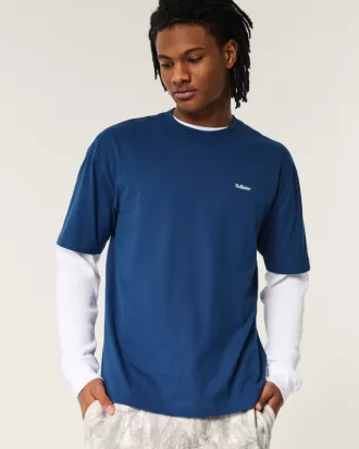 Boxy Heavyweight Logo Crew T-Shirt,Boxy Heavyweight Logo Crew T-Shirt