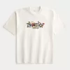 Boxy Heavyweight Looney Tunes Graphic Tee,Boxy Heavyweight Looney Tunes Graphic Tee