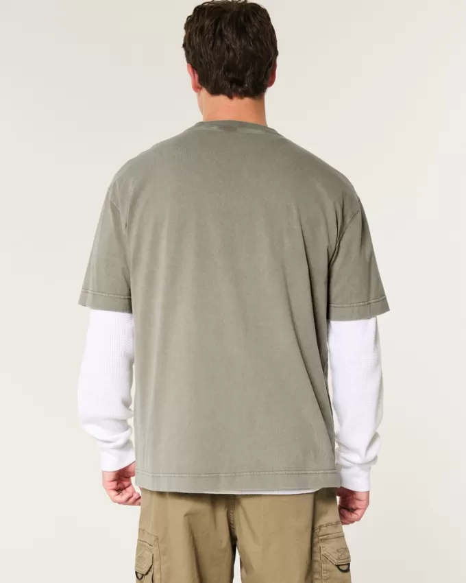 Boxy Heavyweight Maine Graphic Tee,Boxy Heavyweight Maine Graphic Tee