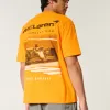 Boxy Heavyweight McLaren Graphic Tee,Boxy Heavyweight McLaren Graphic Tee