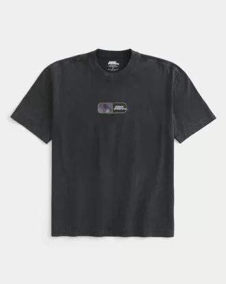 Boxy Heavyweight No Fear Graphic Tee,Boxy Heavyweight No Fear Graphic Tee