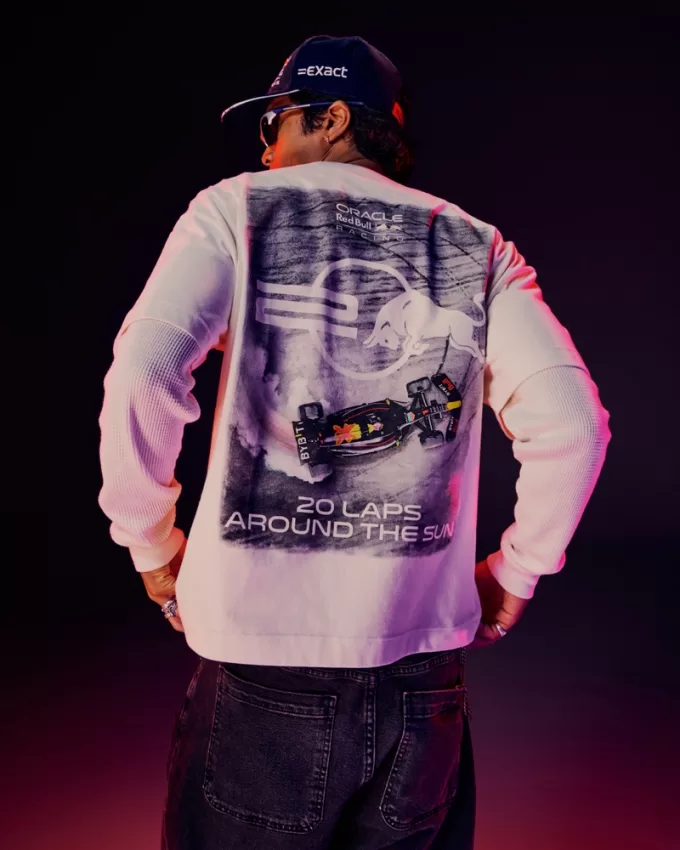 Boxy Heavyweight Oracle Red Bull Racing Graphic Tee,Boxy Heavyweight Oracle Red Bull Racing Graphic Tee