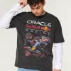 Boxy Heavyweight Oracle Red Bull Racing Graphic Tee,Boxy Heavyweight Oracle Red Bull Racing Graphic Tee