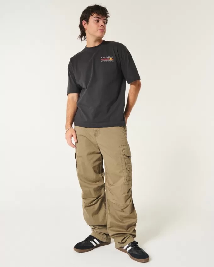 Boxy Heavyweight Oracle Red Bull Racing Graphic Tee,Boxy Heavyweight Oracle Red Bull Racing Graphic Tee