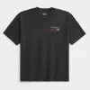 Boxy Heavyweight Oracle Red Bull Racing Graphic Tee,Boxy Heavyweight Oracle Red Bull Racing Graphic Tee