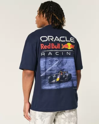 Boxy Heavyweight Oracle Red Bull Racing Graphic Tee,Boxy Heavyweight Oracle Red Bull Racing Graphic Tee