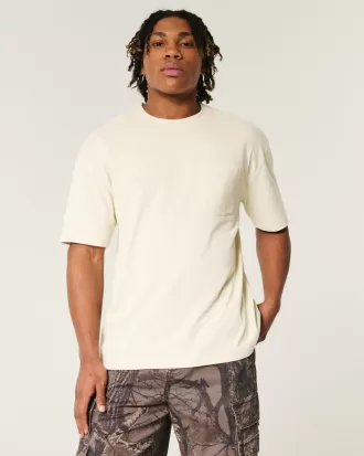 Boxy Heavyweight Pocket Crew T-Shirt,Boxy Heavyweight Pocket Crew T-Shirt