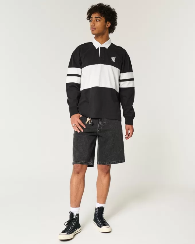 Boxy Heavyweight Rugby Polo,Boxy Heavyweight Rugby Polo