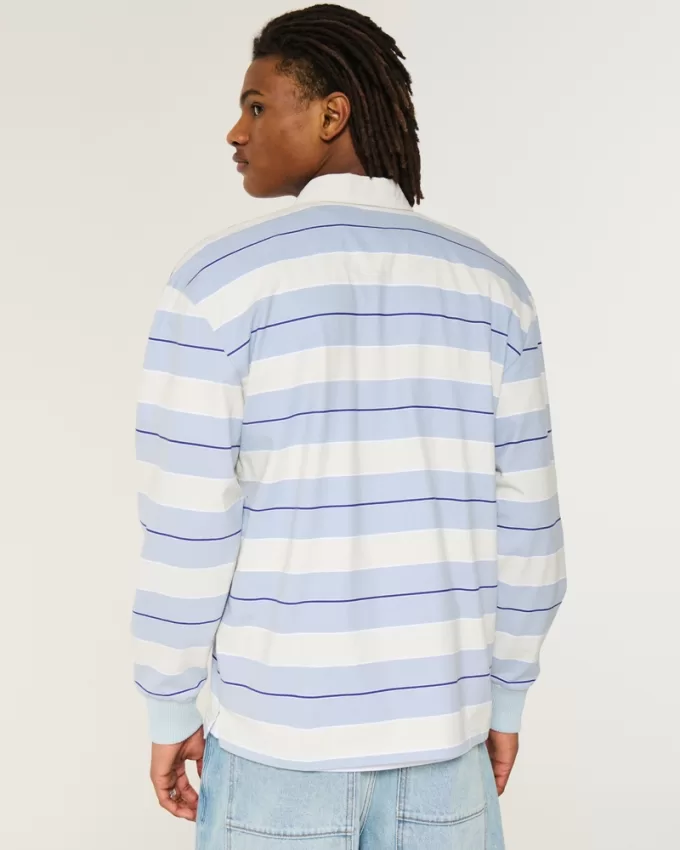 Boxy Heavyweight Rugby Polo,Boxy Heavyweight Rugby Polo