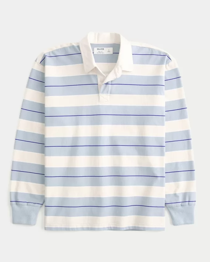 Boxy Heavyweight Rugby Polo,Boxy Heavyweight Rugby Polo