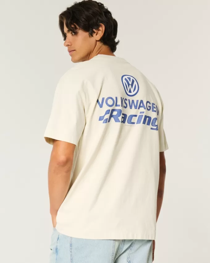 Boxy Heavyweight Volkswagen Racing Graphic Tee,Boxy Heavyweight Volkswagen Racing Graphic Tee