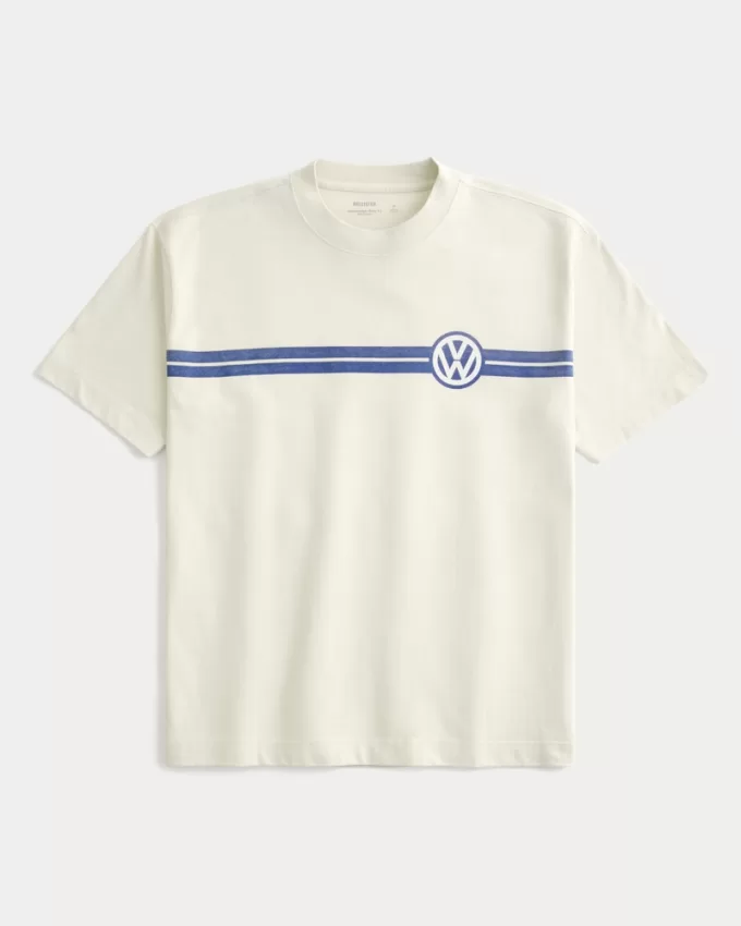 Boxy Heavyweight Volkswagen Racing Graphic Tee,Boxy Heavyweight Volkswagen Racing Graphic Tee