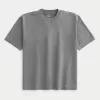 Boxy Heavyweight Washed Crew T-Shirt,Boxy Heavyweight Washed Crew T-Shirt