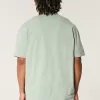 Boxy Heavyweight Washed Crew T-Shirt,Boxy Heavyweight Washed Crew T-Shirt