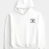 Boxy Howard University Bison Graphic Hoodie,Boxy Howard University Bison Graphic Hoodie