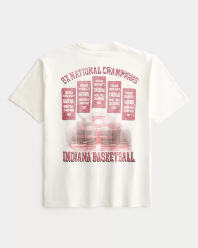 Boxy Indiana University Graphic Tee,Boxy Indiana University Graphic Tee Boxy Indiana University Graphic Tee,Boxy Indiana University Graphic Tee