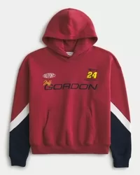 Hollister red and navy