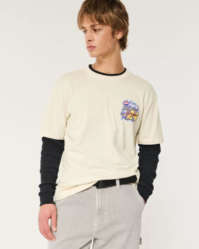 Boxy Jeff Gordon Pepsi Racing Graphic Tee,Boxy Jeff Gordon Pepsi Racing Graphic Tee