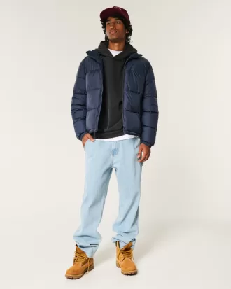 Boxy Mock-Neck Puffer Jacket,Boxy Mock-Neck Puffer Jacket