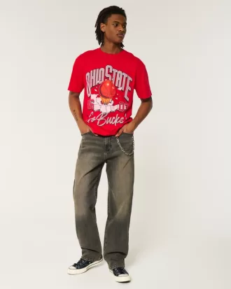 Boxy Ohio State Buckeyes Graphic Tee,Boxy Ohio State Buckeyes Graphic Tee Boxy Ohio State Buckeyes Graphic Tee,Boxy Ohio State Buckeyes Graphic Tee