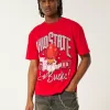 Boxy Ohio State Buckeyes Graphic Tee,Boxy Ohio State Buckeyes Graphic Tee