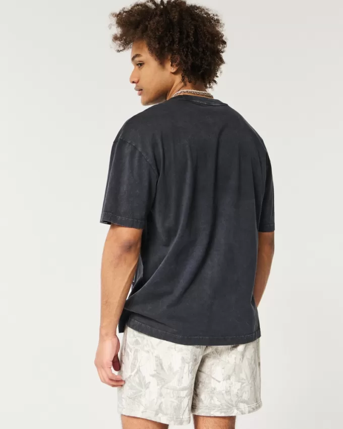 Boxy Penn State Nittany Lions Graphic Tee,Boxy Penn State Nittany Lions Graphic Tee