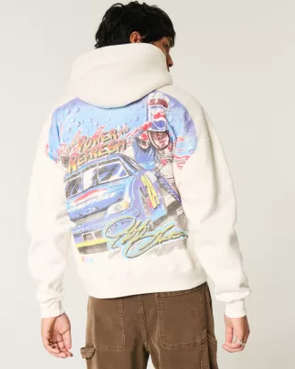 Boxy Pepsi NASCAR Racing Graphic Hoodie,Boxy Pepsi NASCAR Racing Graphic Hoodie