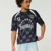 Boxy Santiago Graphic Soccer Jersey,Boxy Santiago Graphic Soccer Jersey