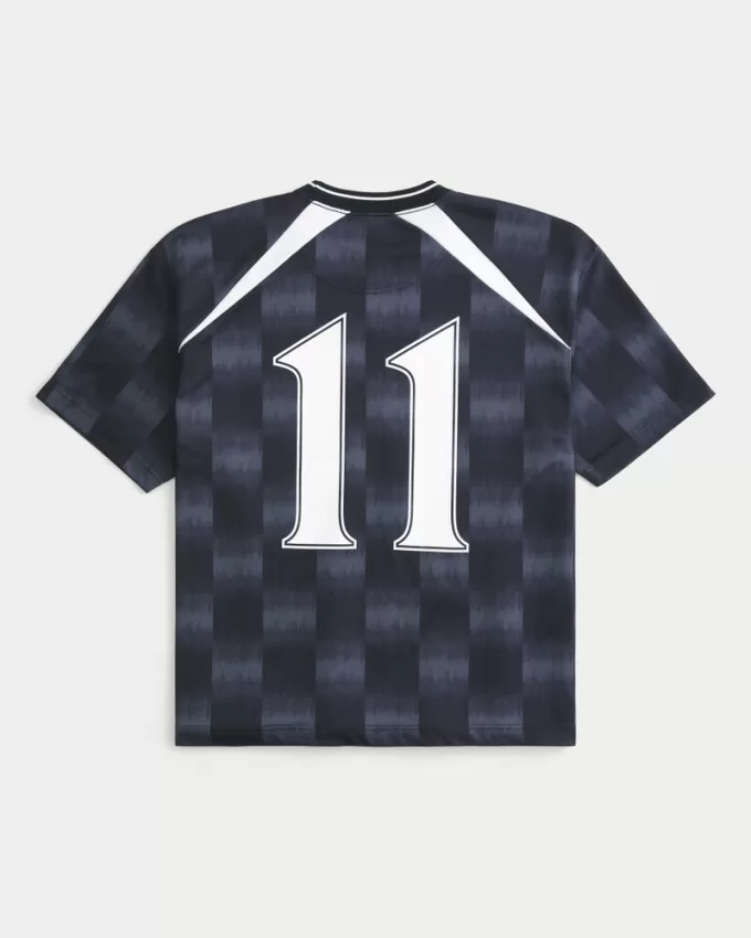 Boxy Santiago Graphic Soccer Jersey,Boxy Santiago Graphic Soccer Jersey