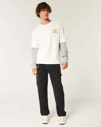 Boxy Scooby Doo Racing Graphic Tee,Boxy Scooby Doo Racing Graphic Tee