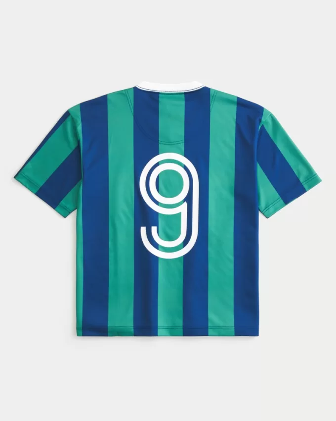 Boxy Seoul Graphic Soccer Jersey,Boxy Seoul Graphic Soccer Jersey