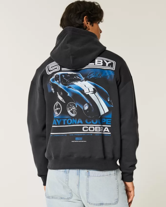Boxy Shelby Daytona Coupe Graphic Hoodie,Boxy Shelby Daytona Coupe Graphic Hoodie