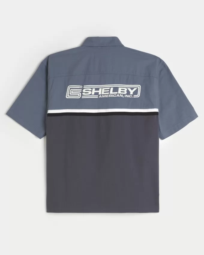 Boxy Shelby Graphic Workwear Shirt,Boxy Shelby Graphic Workwear Shirt