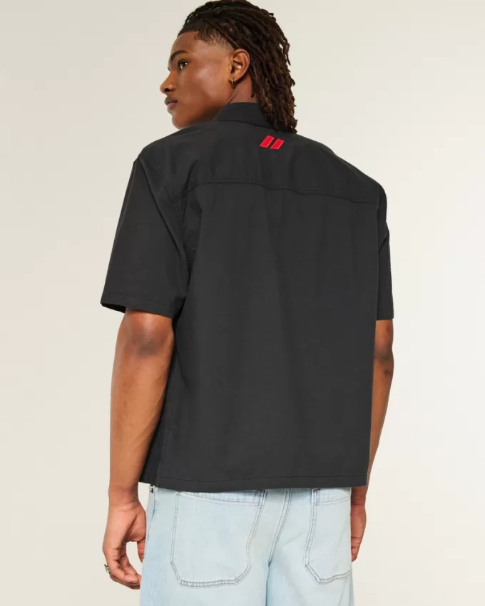 Boxy Short-Sleeve Dodge Hellcat Graphic Shirt,Boxy Short-Sleeve Dodge Hellcat Graphic Shirt