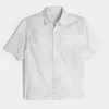 Boxy Short-Sleeve Poplin Shirt,Boxy Short-Sleeve Poplin Shirt