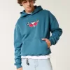 Boxy Snoopy Graphic Hoodie,Boxy Snoopy Graphic Hoodie
