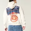 Boxy Syracuse Basketball Graphic Hoodie,Boxy Syracuse Basketball Graphic Hoodie