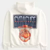 Boxy Syracuse Basketball Graphic Hoodie,Boxy Syracuse Basketball Graphic Hoodie