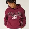 Boxy Texas A&M Graphic Hoodie,Boxy Texas A&M Graphic Hoodie