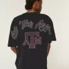 Boxy Texas A&M University Graphic Tee,Boxy Texas A&M University Graphic Tee