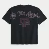 Boxy Texas A&M University Graphic Tee,Boxy Texas A&M University Graphic Tee