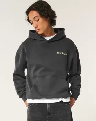 Boxy The Matrix Graphic Hoodie,Boxy The Matrix Graphic Hoodie