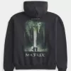 Boxy The Matrix Graphic Hoodie,Boxy The Matrix Graphic Hoodie