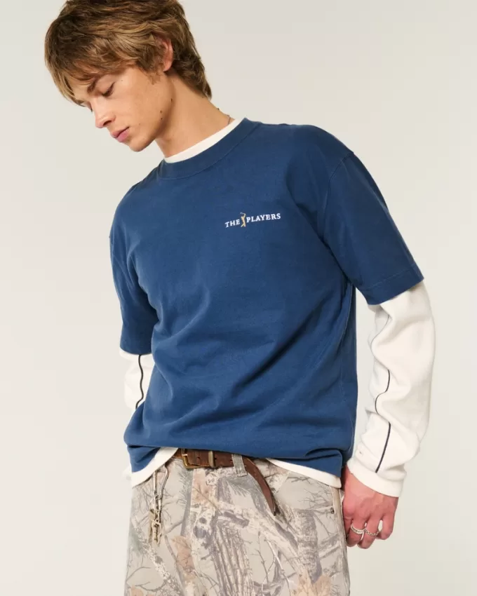 Boxy The Players Golf Graphic Tee,Boxy The Players Golf Graphic Tee