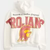 Boxy USC Trojans Graphic Hoodie,Boxy USC Trojans Graphic Hoodie