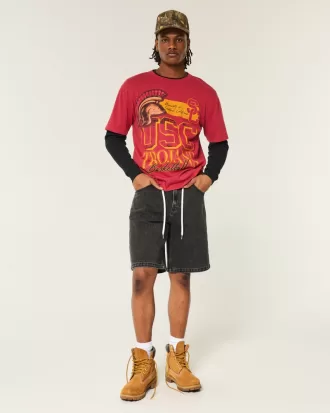 Boxy USC Trojans Graphic Tee,Boxy USC Trojans Graphic Tee