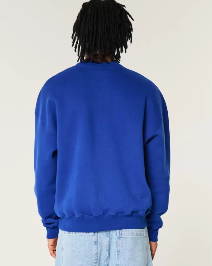 Boxy University of Arizona Wildcats Graphic Crew Sweatshirt,Boxy University of Arizona Wildcats Graphic Crew Sweatshirt