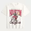 Boxy University of Houston Cougars Graphic Tee,Boxy University of Houston Cougars Graphic Tee